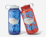 "Public Radio for the Win" T-Shirt and Water Bottle Combo